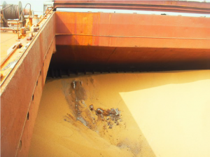 Hatch cover maintenance.